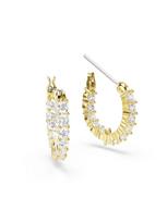 Swarovski Auskarai 'Matrix' auksas / skaidri spalva