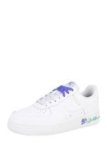 Nike Sportswear Sportbačiai be auliuko 'Air Force 1 '07' žalia / violetinė-mėlyna / balta