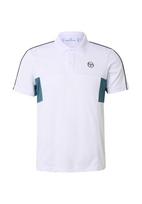 Sergio Tacchini Marškinėliai nefrito spalva / juoda / balta