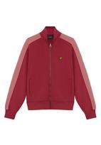 Lyle & Scott Džemperis spanguolių spalva / balta