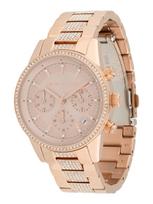MICHAEL Michael Kors Analoginis (įprasto dizaino) laikrodis 'RITZ' rožinio aukso spalva / skaidri spalva