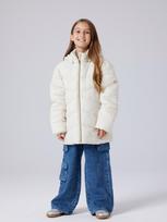 NAME IT Žieminė striukė 'NKFMARBLE' gelsvai pilka spalva