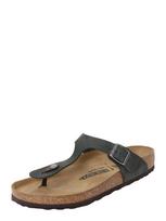 BIRKENSTOCK Šlepetės per pirštą 'Gizeh' tamsiai žalia