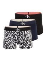 Calvin Klein Underwear Boxer trumpikės tamsiai mėlyna jūros spalva / juoda / balta