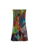 Desigual Sijonas tamsiai mėlyna jūros spalva / žalia / oranžinė / juoda