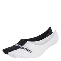 ADIDAS PERFORMANCE Sportinės kojinės 'Thin Linear Ballerina 2 Pairs' juoda / balta