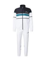 Sergio Tacchini Treniruočių kostiumas 'Scorpione' žalsvai mėlyna / juoda / balta