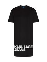 KARL LAGERFELD JEANS Suknelė juoda / balta