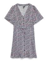 VERO MODA Palaidinės tipo suknelė 'VMALBA' tamsiai mėlyna / šviesiai žalia / rožių spalva