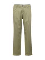 JACK & JONES Klostuotos kelnės 'BILL BOWIE' alyvuogių spalva