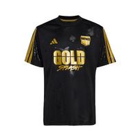 ADIDAS SPORTSWEAR Sportiniai marškinėliai 'Adidas X Fortnite Midas' auksas / juoda