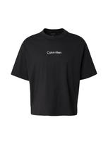 Calvin Klein Jeans Marškinėliai 'Obsession' šviesiai oranžinė / juoda / balta