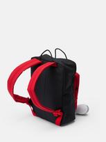 NIKE Sportinė kuprinė 'Boxy' raudona / juoda / balta