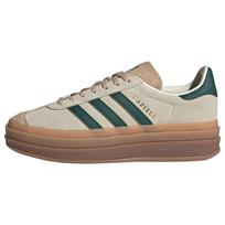 ADIDAS ORIGINALS Sportbačiai be auliuko 'Gazelle Bold' gelsvai pilka spalva / auksas / tamsiai žalia