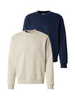 JACK & JONES Megztinis be užsegimo 'JJEBRADLEY' glaisto spalva / tamsiai mėlyna