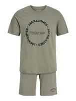 JACK & JONES Treningas 'JJBENSON' alyvuogių spalva / tamsiai žalia