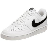 NIKE Sportiniai batai 'Court Vision' juoda / balta
