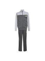 ADIDAS SPORTSWEAR Treniruočių kostiumas 'Junior Tricot Colourpop' akmens / šviesiai pilka / žaliosios citrinos spalva