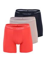 Calvin Klein Underwear Boxer trumpikės kapučino spalva / šviesiai raudona / juoda