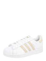 ADIDAS ORIGINALS Sportbačiai be auliuko 'Superstar II' tamsi smėlio / balta