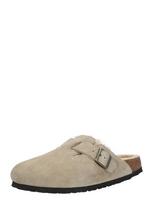 BIRKENSTOCK Šlepetės 'Boston Leve' rausvai pilka