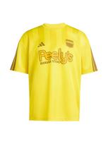 ADIDAS SPORTSWEAR Sportiniai marškinėliai 'ADIDAS x FORTNITE TIRO' šviesiai mėlyna / medaus spalva / šviesiai geltona