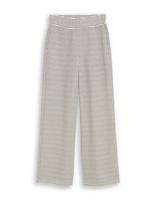 TOM TAILOR DENIM Kelnės juoda / balta