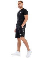 LONSDALE Kelnės 'Scarvell' juoda / balta