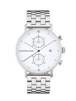Kapten & Son Analoginis (įprasto dizaino) laikrodis 'Chrono Silver Steel' sidabrinė
