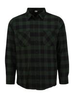 Urban Classics Marškiniai tamsiai žalia / juoda