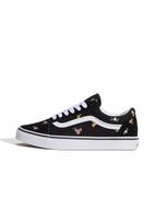 VANS Sportbačiai be auliuko 'Old Skool' geltona / rožinė / juoda / balta