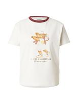 GUESS Marškinėliai 'TENNIS LADY BEAR' kremo / kapučino spalva / šviesiai geltona / melionų spalva