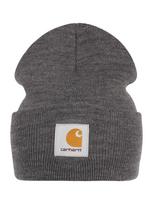 Carhartt WIP Megzta kepurė šafrano spalva / pilka / balta