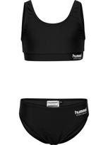 Hummel Sportinis maudymosi kostiumėlis 'JR Solid' juoda / balta