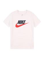 Nike Sportswear Marškinėliai 'FUTURA HBR' oranžinė-raudona / juoda / balta