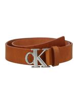 Calvin Klein Diržas 'Smooth Monogram Buckle' ruda (konjako)