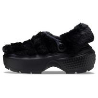 Crocs Stomp Quilted Clogs 'Black' Women's 34-35 juoda