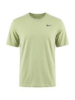 NIKE Sportiniai marškinėliai pastelinė žalia / juoda