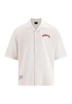 Ed Hardy Marškiniai šviesiai oranžinė / raudona / juoda / balta