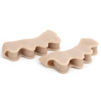 2pcs Hallux Valgus Bunion Corrector Unisex Silicone Toe Separator Foot Care Correction ToolHome Use Type beige
