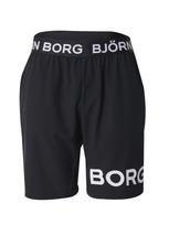 BJÖRN BORG Sportinės kelnės juoda / balta