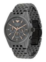 Emporio Armani Analoginis (įprasto dizaino) laikrodis šviesiai mėlyna / rožinio aukso spalva / juoda