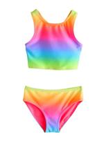 Next Bikinis šviesiai mėlyna / geltona / žaliosios citrinos spalva / purpurinė