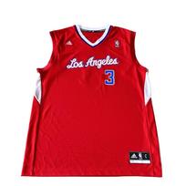 Adidas NBA Paul Clippers Number 3 V-Neck Sleeveless Basketball Jersey Unisex jersey 7818A-313-AEB1532 L red