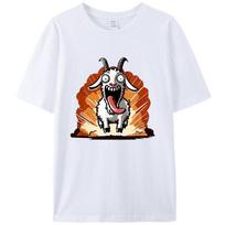 Crazy Goat Simulator Men's T-Shirt Women Tee Shirts Tops S black