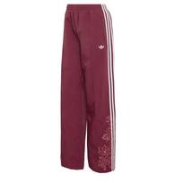 ADIDAS ORIGINALS Kelnės 'Firebird' tamsiai rožinė / vyšninė spalva / balta
