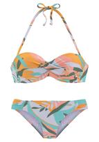 SUNSEEKER Bikinis šviesiai mėlyna / alyvinė spalva / oranžinė