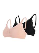 Lindex Maternity Maitinimo liemenėlė smėlio spalva / juoda