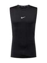 NIKE Sportiniai marškinėliai juoda / balta