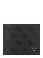 GUESS Piniginė 'MADRID BLLFLD W COIN POCKET' tamsiai pilka / juoda